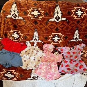 Colorful Kids' Romper Set